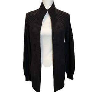 Haven Women's Knit Long Cardigan Black Size Small